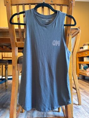 Spiritual Gangster Charcoal OM Muscle Tank Medium